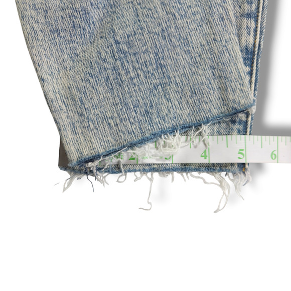 NWT Pistola Aline High-Rise Acid Wash Raw Hem Skinny Crop Jeans Sz. 26x25 June - Picture 11 of 12